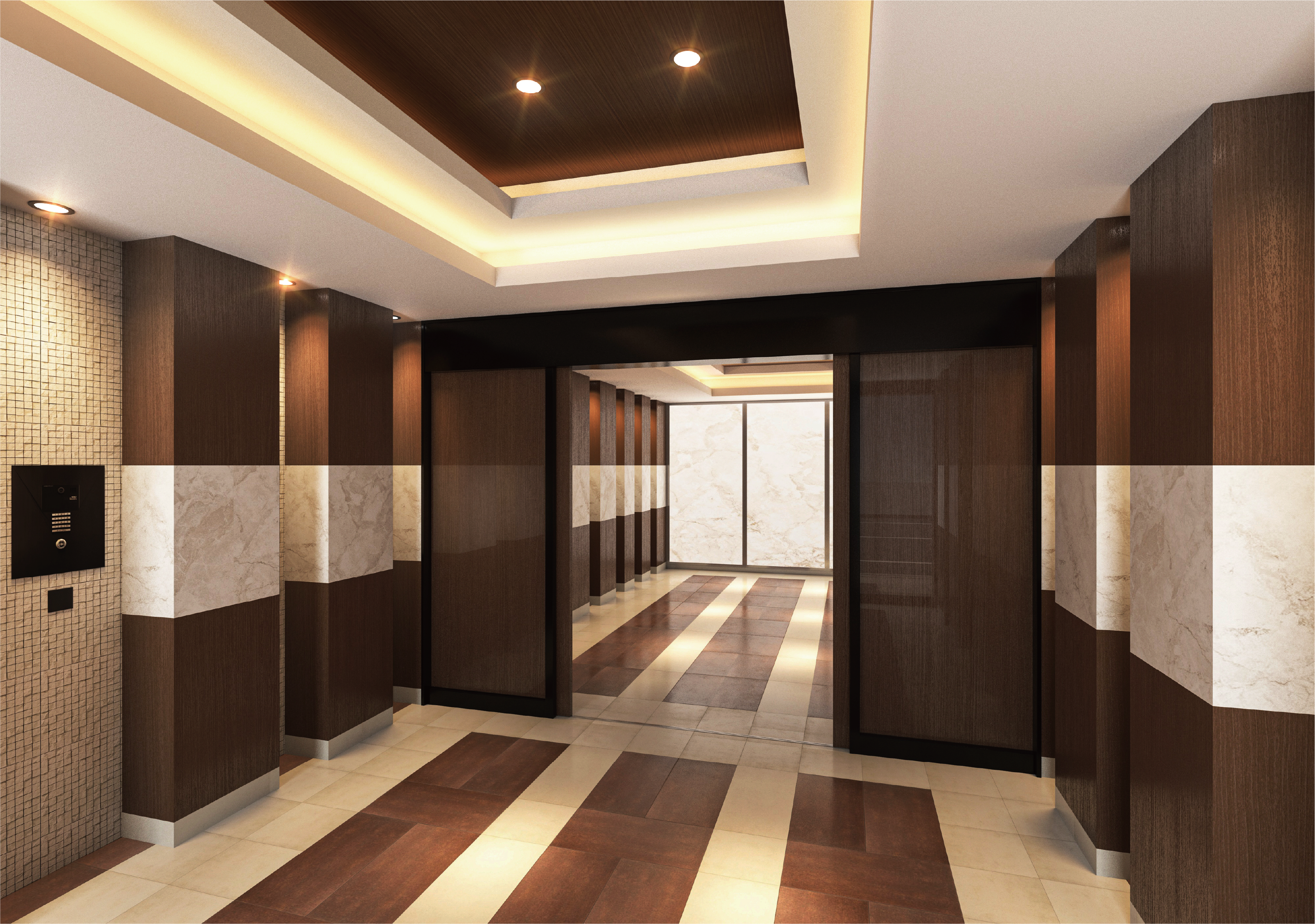 エントランスホール完成予想CG