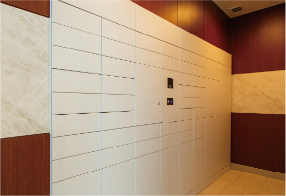 メールボックス一体型宅配ボックス