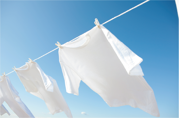 洗濯物がよく乾く