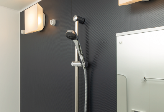 スライド式シャワーフック