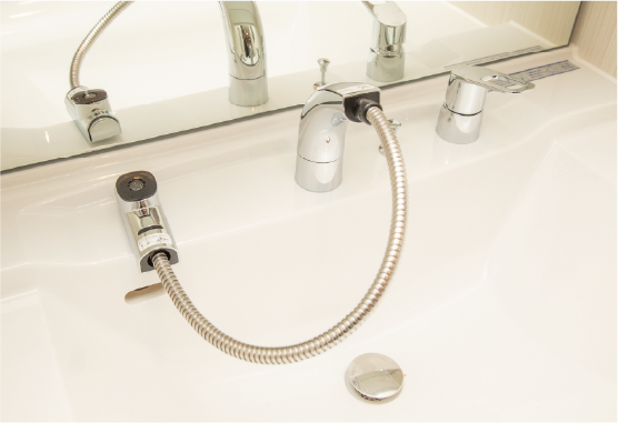 ホース付シングルレバー混合水栓